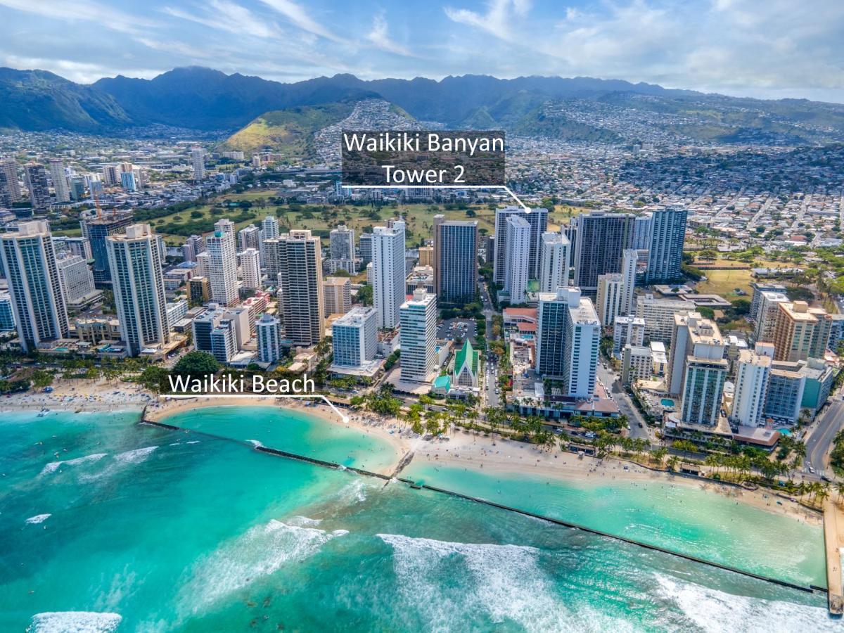 הונולולו Waikiki Banyan 1Br With Great Ocean Views, Steps To Beach & Parking! מראה חיצוני תמונה