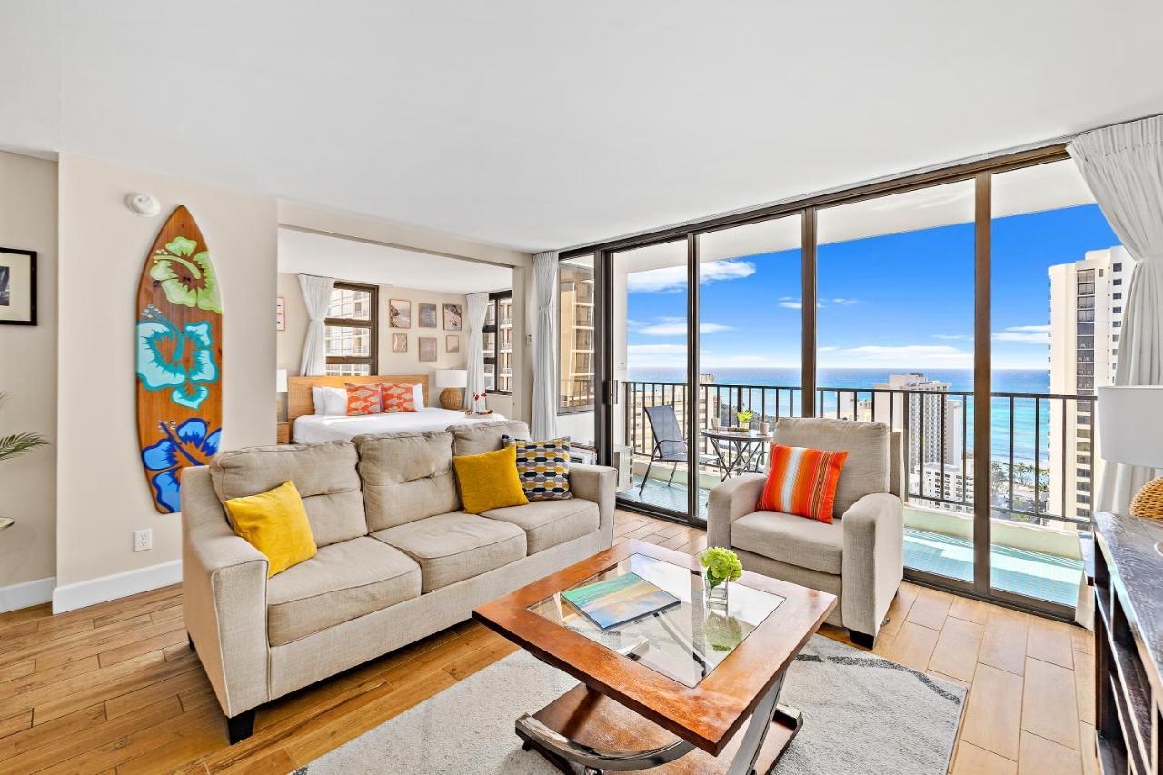 הונולולו Waikiki Banyan 1Br With Great Ocean Views, Steps To Beach & Parking! מראה חיצוני תמונה